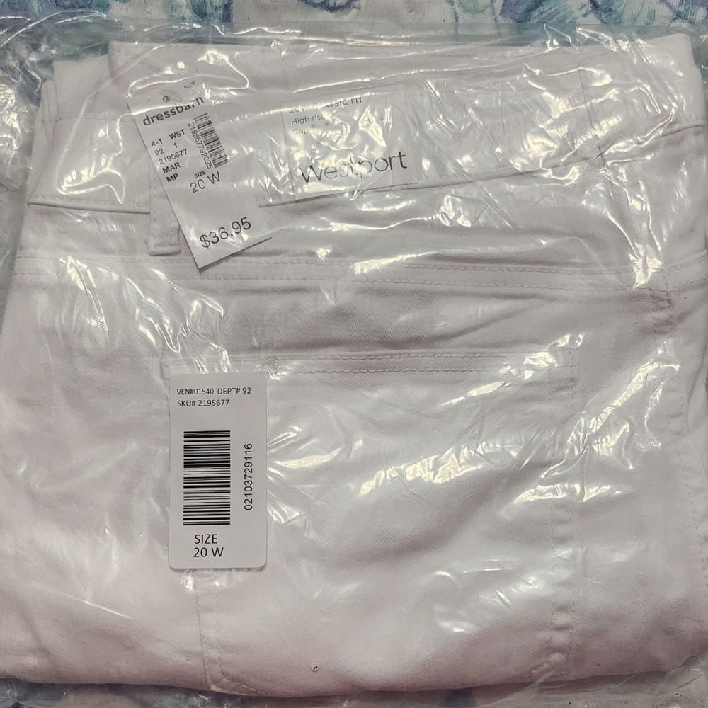 Westport High-rise Capris - NWT 20W